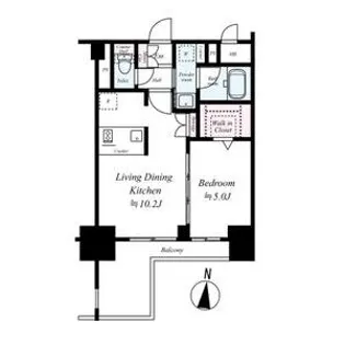 プレサンス丸の内城雅【807号室号室】の間取り