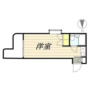 レンガ家ビル【0208号室】の間取り