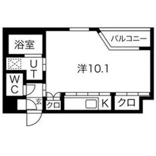 SPACE CUBE HONJIN(スペースキューブホンジン)【4階】の間取り