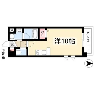 ベレーサ新瑞橋【5階】の間取り
