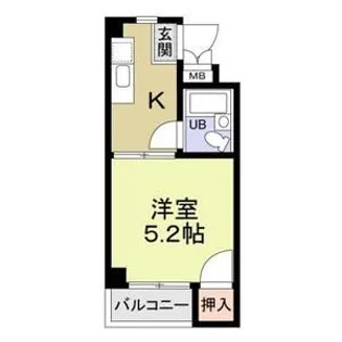 リトル名城【3階】の間取り