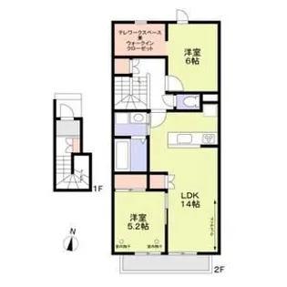 GreenVille【2階】の間取り