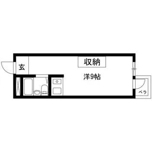 ユーユープラザビル【3H号室】の間取り