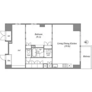 LaSante葵【2階】の間取り