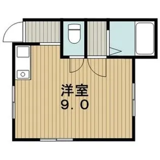 メゾン伊勢山【101号室】の間取り