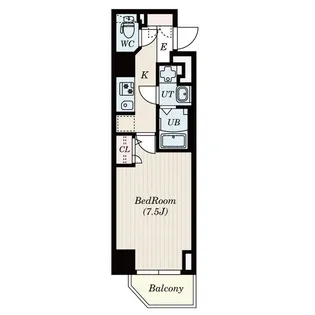 S-RESIDENCE名駅 【8階】の間取り