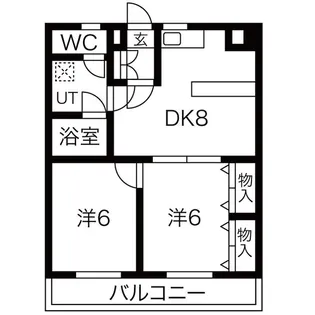 ガーデンコート新栄【403号室】の間取り