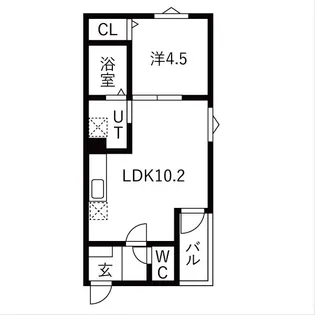 DELA本陣通【3階】の間取り