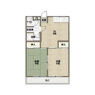 レジデンス光和104【1階】の間取り