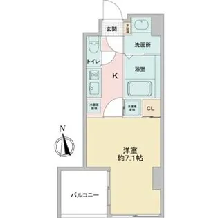 リエス鶴舞WEST TOWER【0803号室】の間取り