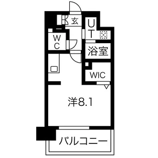 パルティール吹上アネックス【5階】の間取り