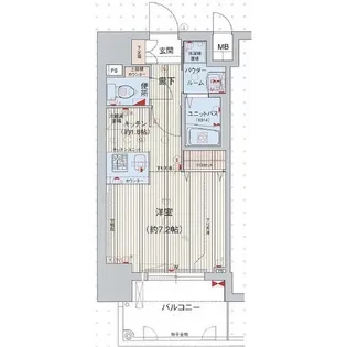 プレサンス新栄リミックス【8階】の間取り