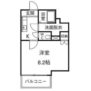 クレサス代官.m【2階】の間取り