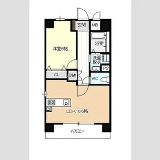 トパーズ【1階】の間取り