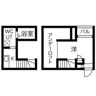 ヴィラ新福寺【102号室】の間取り