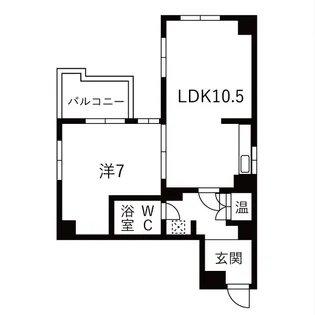 ライオンズマンション丸の内【3階】の間取り