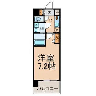 UURコート名古屋名駅【4階】の間取り