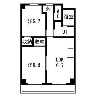 SEASONCOURT IKESHITA【303号室】の間取り