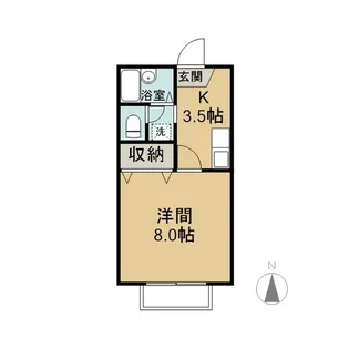 ラ・リヴェール名東【103号室】の間取り