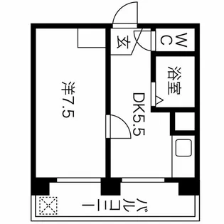藤見ケ丘ASビル【4B号室】の間取り