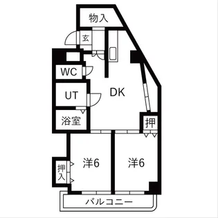 インテリジェント千種【802号室】の間取り