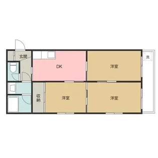 メゾン和幸【205号室】の間取り