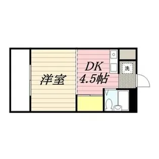 プレズ志賀公園【4階】の間取り