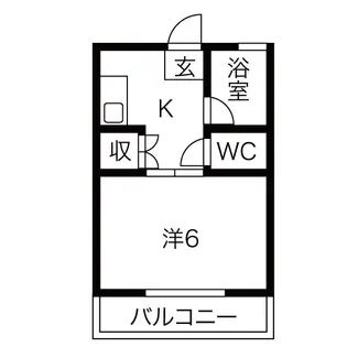第五ラインビル【203号室】の間取り