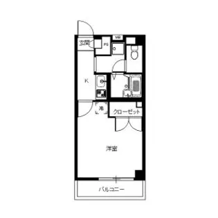 アンプルールフェールVert【2階】の間取り