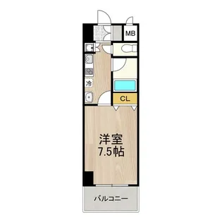 CITY SPIRE 名駅北【8階】の間取り