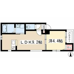 ESPRE HIGASHIBETSUIN【4階】の間取り