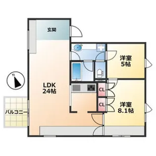 TASHIRO71【4階】の間取り