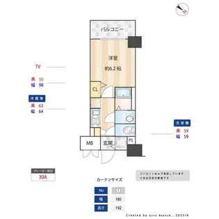 S-RESIDENCE神宮西駅前ascent(アセント)【5階】の間取り