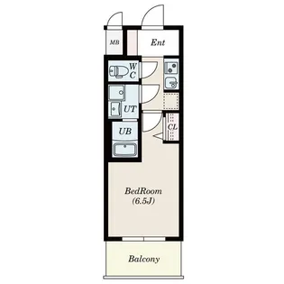 S-RESIDENCE今池駅前【605号室】の間取り