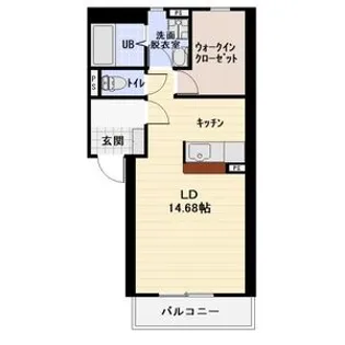 フラワーヴィレッジ【102号室】の間取り