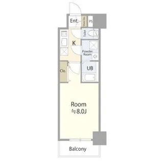 エスリード金山クラッシィ【7階】の間取り