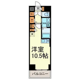 IWATSUKA RISE【6階】の間取り
