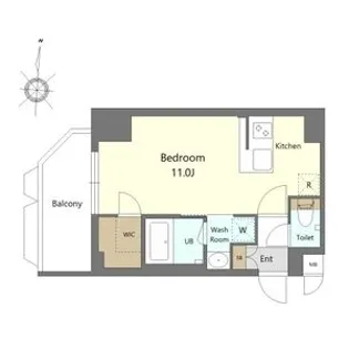 S-RESIDENCE高岳bresa【5階】の間取り