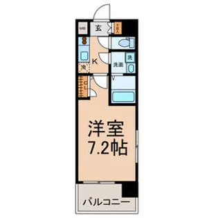 UURコート名古屋名駅【9階】の間取り