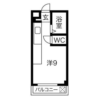 八事イースト【1階】の間取り