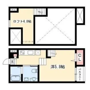 ASTERIA新守山【1階】の間取り
