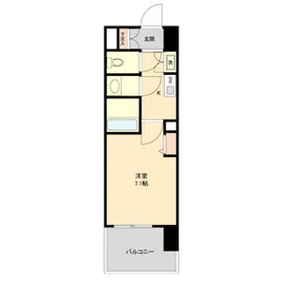La Douceur山王【1110号室】の間取り