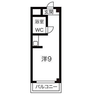 ヒルサイド八事【404号室】の間取り