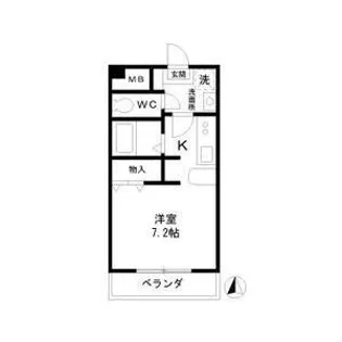 サン・アペックス西城【2階】の間取り