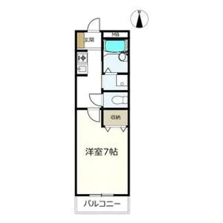 シティハイツ緑【303号室】の間取り