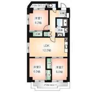 ドリーム秩父【7階】の間取り