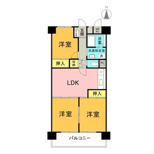 エクセレンス新栄【4階】の間取り