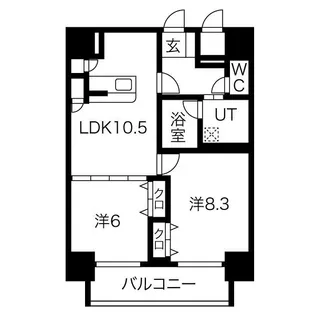 さくらHills ARAKO【12階】の間取り