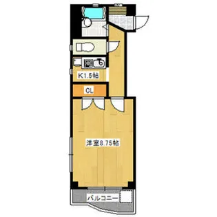 ランドマークパレス【201号室】の間取り