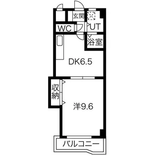 レジデンス黒龍【303号室】の間取り